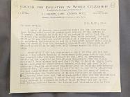 1944 Council for Education in World Citizenship...