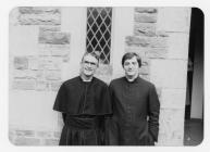 Rector and Curate outside St Peter's Dinas...