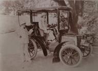 The Marquis of Anglesey with his new car