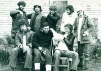 A work party on Skomer Island, 1980