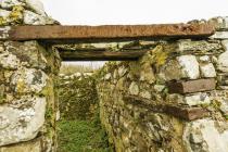 An exposed lintel in the Old Farm buildings,...