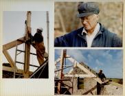 Construction of the roof, Barn restoration...