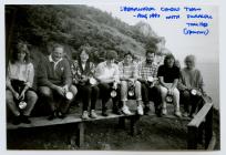 Preparing for the bird count, Skomer Island,...