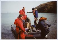 Launching the Rib, April 1994