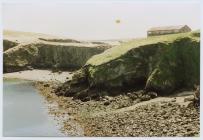 The warden's house, North Haven, Skomer Island,...