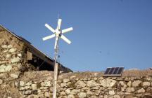 New power supply at Old Farm, Skomer Island, c....