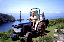 Ford 1920 tractor, Skomer Island, date unknown.