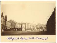 Photograph: Holyhead Square and War Memorial