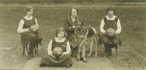 Photograph of house captains (Gobaith, Ffydd,...