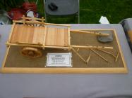 Model of a Horse Drawn Gambo, Denbighshire, c...