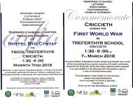 Commemorating Criccieth 1918-2018 Treferthyr...