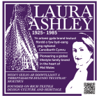 Laura Ashley heritage plaque