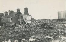 Demolition in Butetown, Cardiff