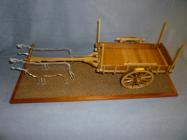 Model of an Ox Drawn Gambo, Glamorganshire, c.1910