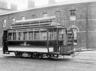 Photographs of a two-horse tramcar
