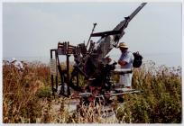 Anti-Aircraft Gun Mounted on Steep Holm