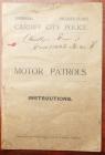 CARDIFF CITY POLICE BOOKLET FROM 1931.