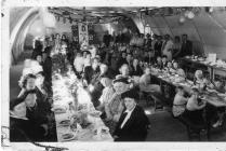 Coronation party in the American Canteen,...