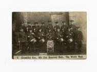 Postcard image of Band 'C' Llandilo...