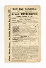 Programme of Eisteddfod held under under the...