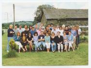 Group photograph of Laura Ashley studio staff,...