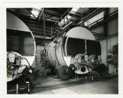 Another view of milk storage tanks, Felin Fach...