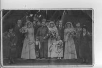 Wedding of Emlyn and Polly, Flint Mountain 1950s