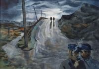 Miners by Artist Claire Hutter inspired by John...