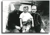 Isaac, Bryn and Tom Morgan, Ceinws, Esgairgeiliog