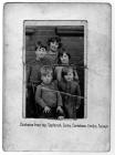 Group photo of children of the Hughes family,...