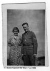 Blodwen Hughes with Bob Williams ? End of WW1