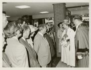 Princess Anne visiting the Civic Offices, Barry...