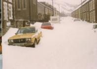 Madeline Street, Pontygwaith, The Big Snow 1982