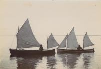 Boats at Laugharne.