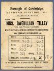 Cowbridge municipal election 1935