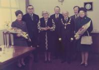 Cowbridge mayor Selwyn Davies 1973