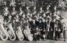 Photograph of the Ammanford Silver Band,...