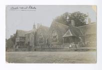 Postcard image of the Llandilo National School,...