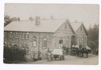 Postcard image of the Llandilo Butter and...