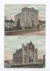 Postcard image of two Llandeilo chapels - Capel...
