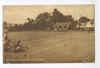 Postcard image of the Bowling Green, Llandilo /...