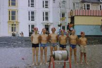 Aberystwyth Surf Life Club members on North Beach