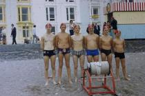 Aberystwyth Surf Lifesaving Club members on...