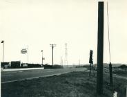 Roadhouse petrol station Stalling Down c1960