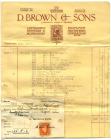 D Brown and Sons May 1938