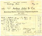 Arthur John 43 High Street May 1938
