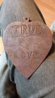'True Love' artwork found near Trefor...