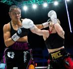 Welsh boxer Lauren Price and opponent Jessica...