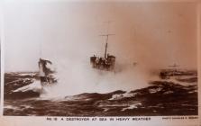 HMS Sturdy H28 in heavy weather
