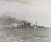 German vessel Watussi sinking 